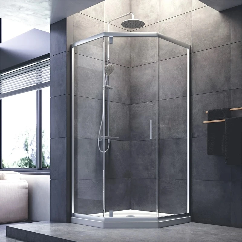 Душ. ограждение AM.PM Gem 5-corner Pivot 90x90 без поддона (W90G-405-090MT)