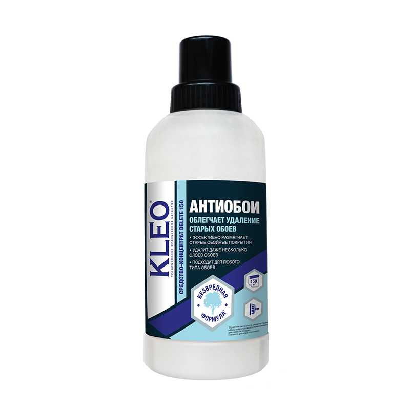 Жидкость Kleo Delete 150 для удаления обоев 0.5 л