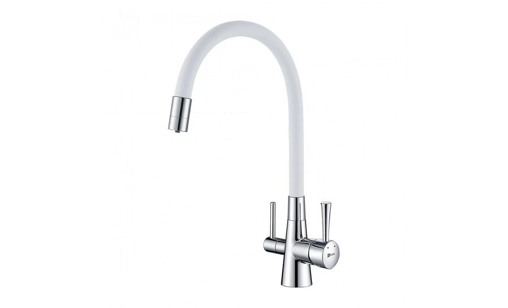 Смеситель для кухни Lemark Comfort LM3075C-White