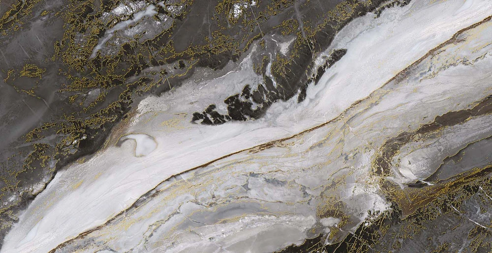 Керамогранит Azario Riverstone Gold Carving 60x120 см (H18004011G)