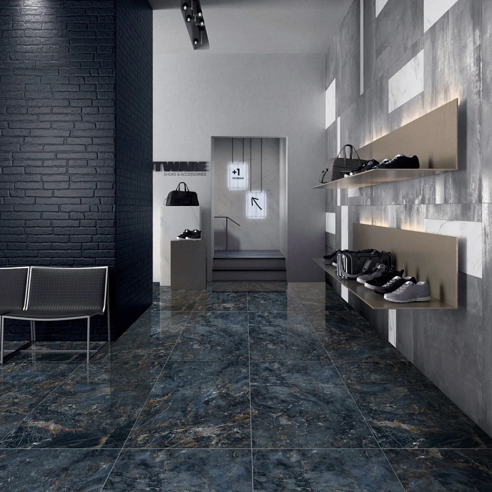 Керамогранит Primavera Hex Azul High Glossy 60x120 см (GR211)