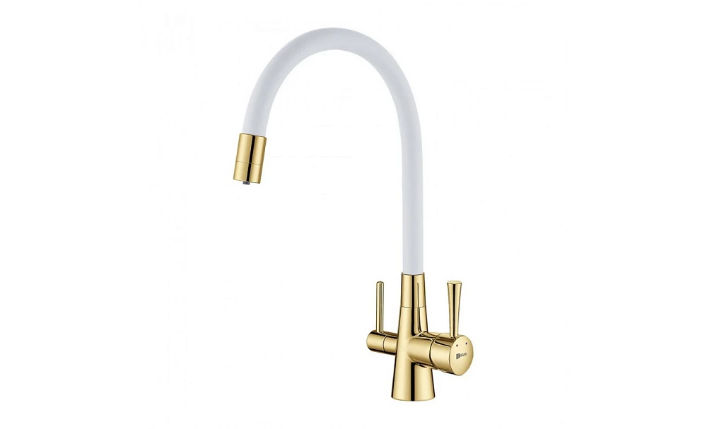 Смеситель для кухни Lemark Comfort LM3075G-White