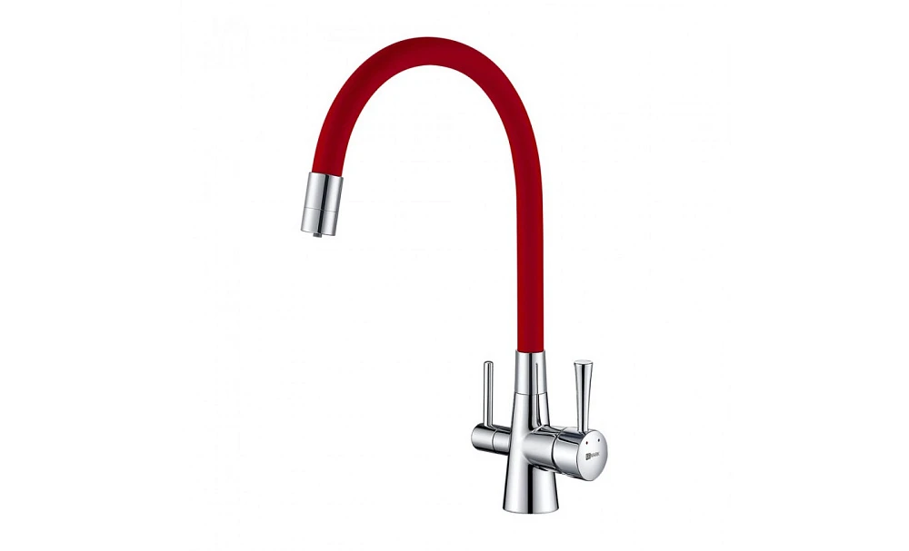 Смеситель для кухни Lemark Comfort LM3075C-Red