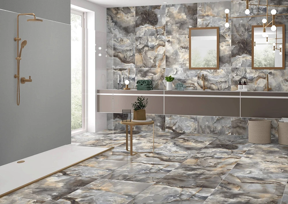 Керамогранит Primavera Honey Onyx Sky Polished 60x60 см (PR119)
