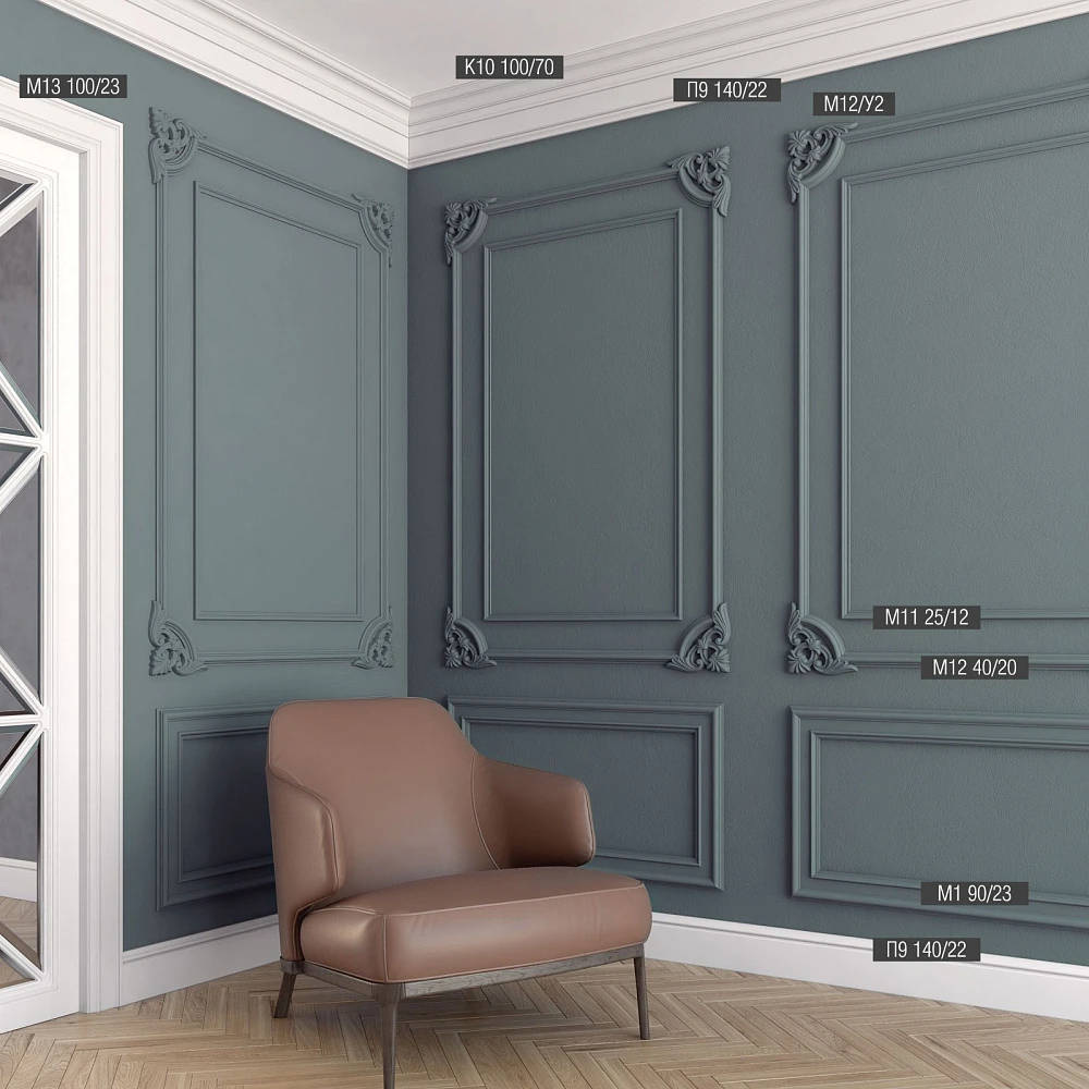 Карниз Bello Deco (2000x100x70) XPS К10