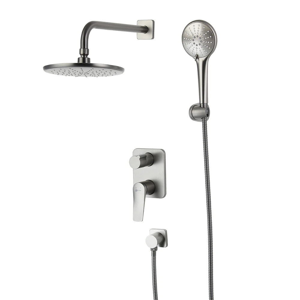 Смеситель для ванны Lemark Bronx LM3729GM