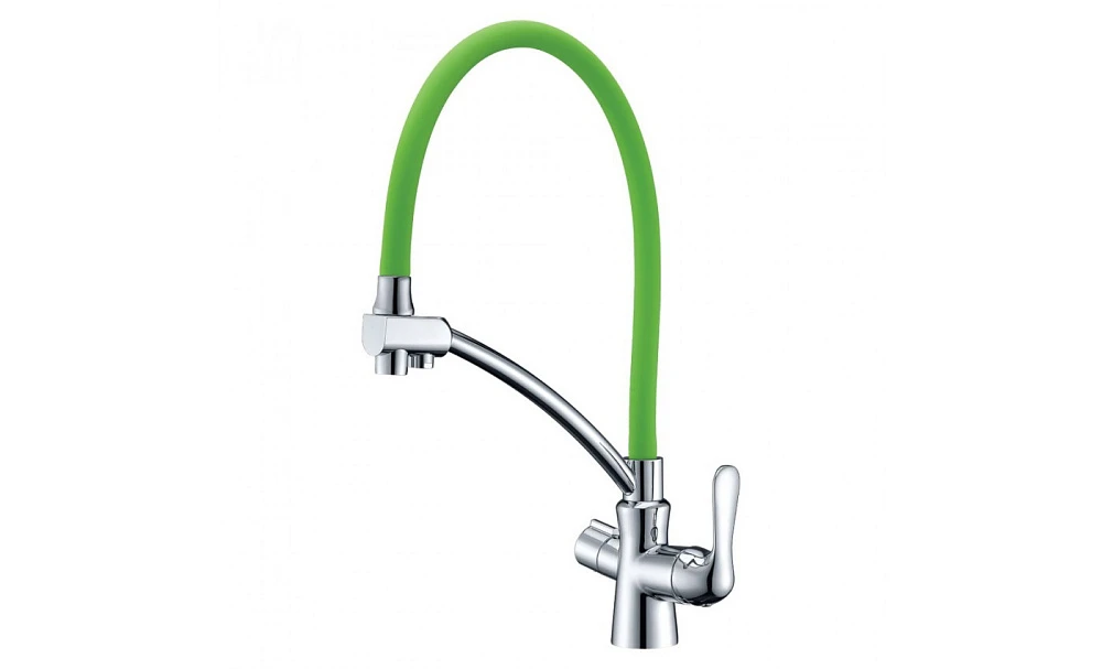 Смеситель для кухни Lemark Comfort LM3070C-Green