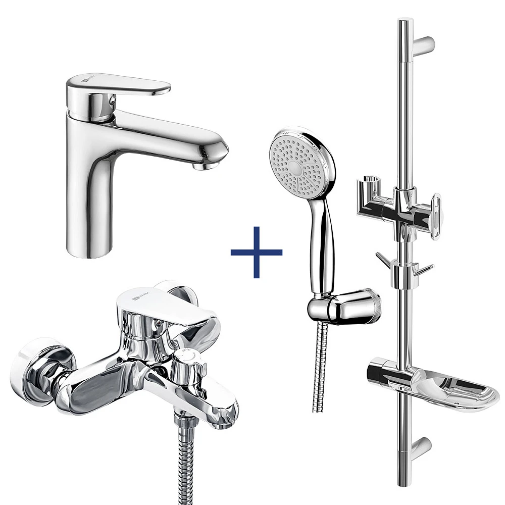 Комплект смесителей Lemark Point LM0380C 3в1