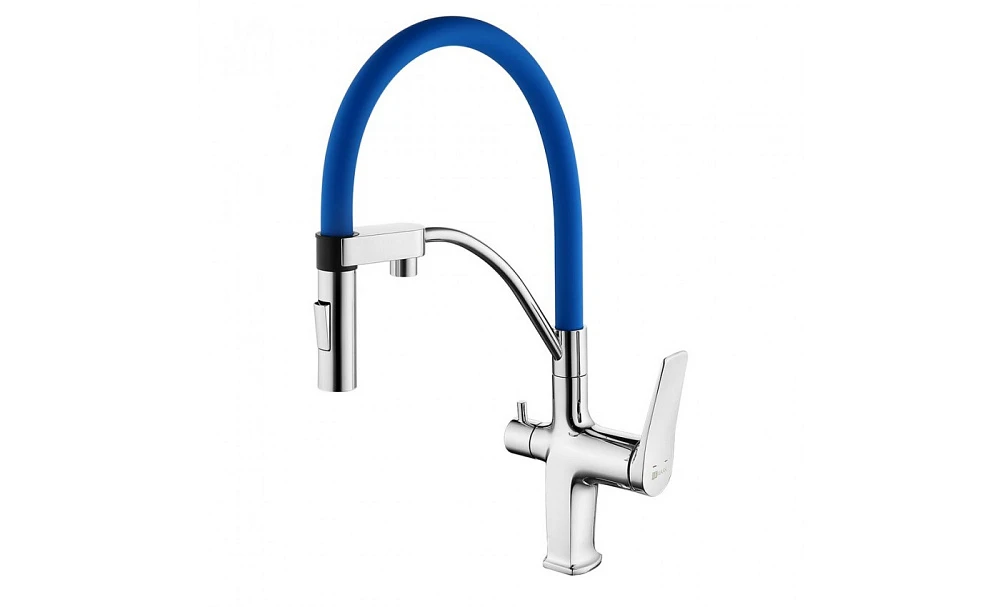 Смеситель для кухни Lemark Comfort LM3074C-Blue
